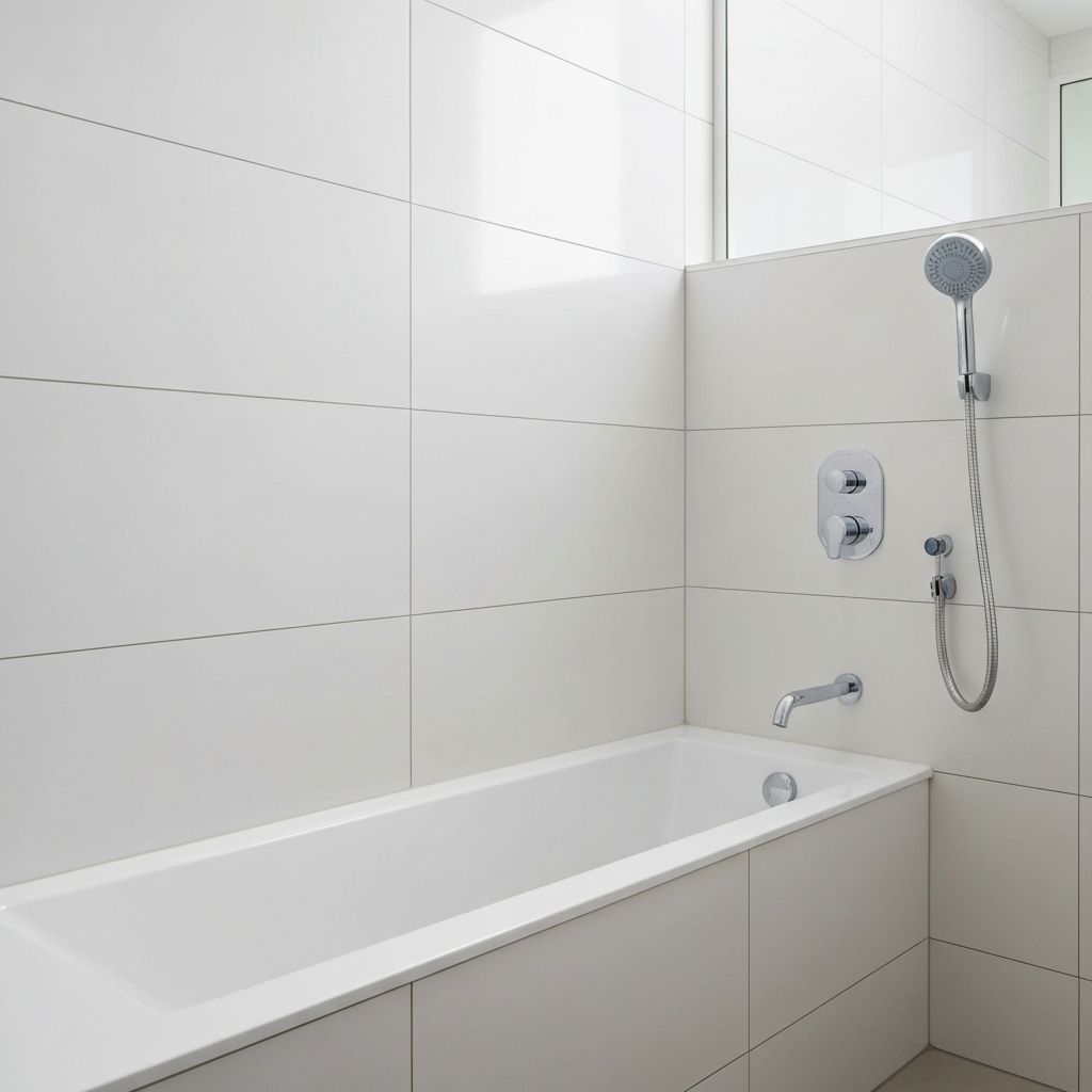 Bathroom plumbing work